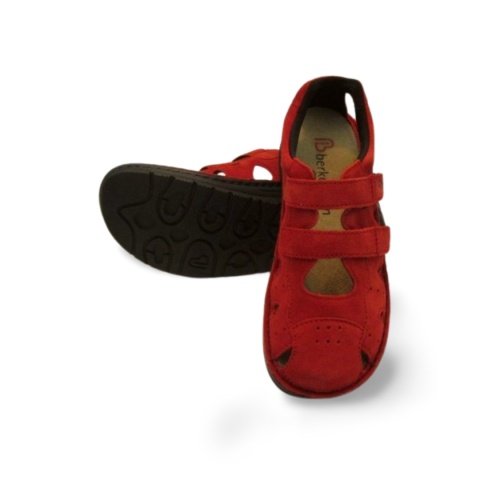 Półbuty BERKEMANN 03100-250 Larena czerwone