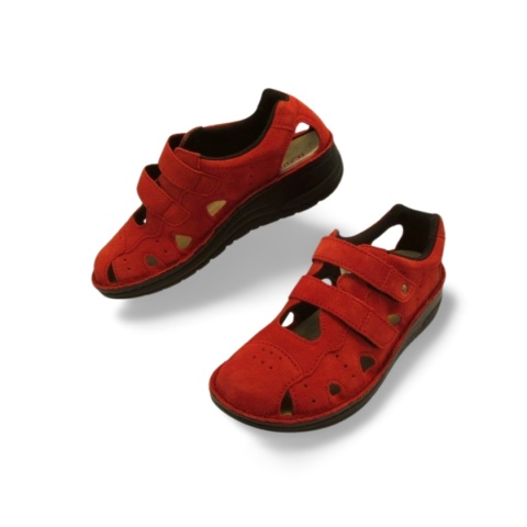 Półbuty BERKEMANN 03100-250 Larena czerwone