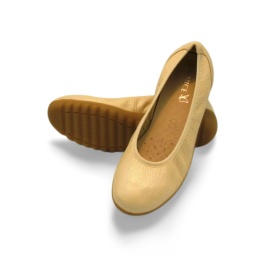 Balerina Caprice 9-22161-44 ecri,skóra jelenia