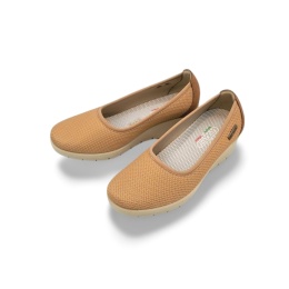 Balerina Fly Flot FL18 X15 786009 beżowa,tekstylna