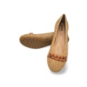 Balerina,Jana softline 8-22171-44 314 beżowe,tekstylne