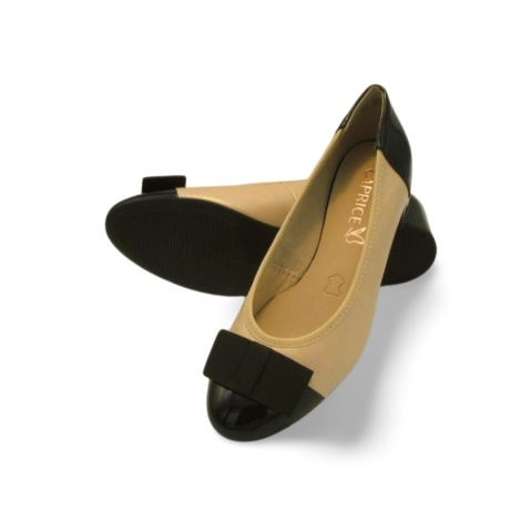 Czółenka Caprice 9-22307-42 beżowe,skóra licowa