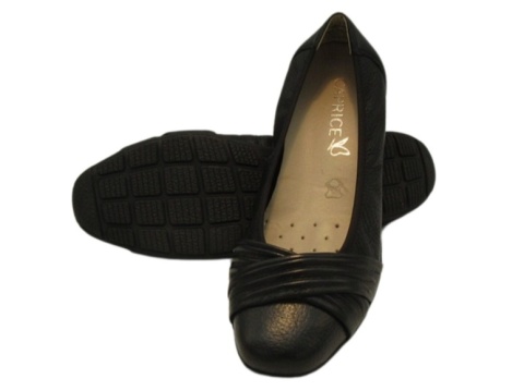Czółenko Caprice 9-22310-44 czarne,skóra zamszowa Czółenko Caprice 9-22310-44 czarne,skóra zamszowa
