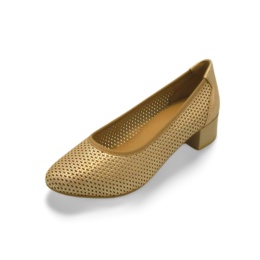 Czółenko Caprice 9-22501-44 metaliczny beż,skóra nubukowa