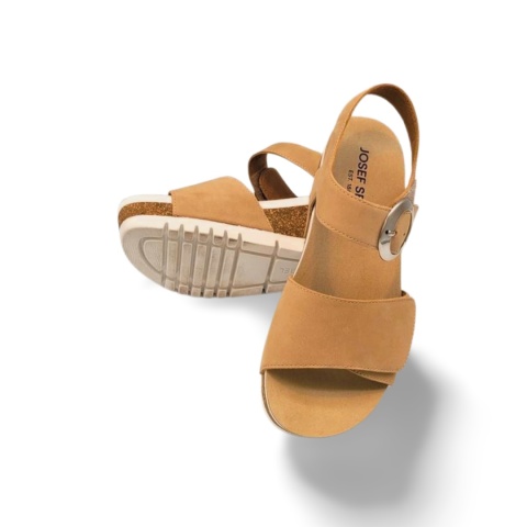 Sandały Josef Seibel 83516 380 200 Quinn 16 beige rzepy