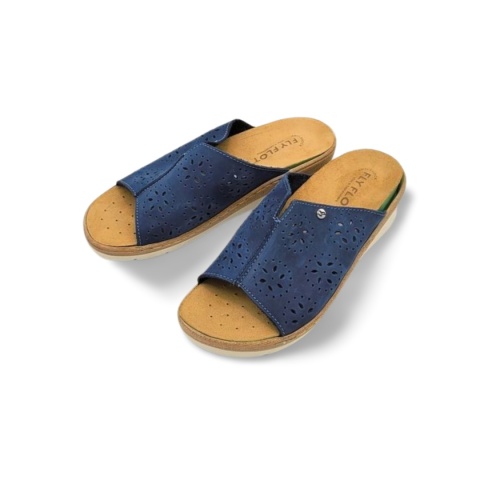 Klapki Fly Flot FL 43 K53 QV3001 niebieskie