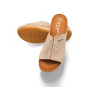 Klapki Fly Flot FL 59 G07 VG3009 beżowe,skóra naturalna
