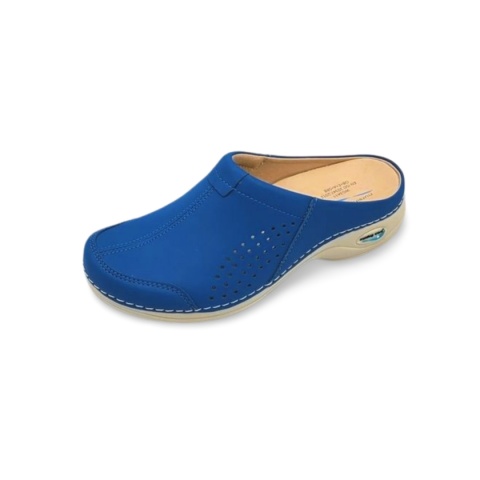 Klapki, Nursing Care Veneza Electric blue,WG3A07 przystosowane do prania