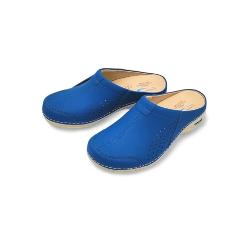 Klapki, Nursing Care Veneza Electric blue,WG3A07 przystosowane do prania