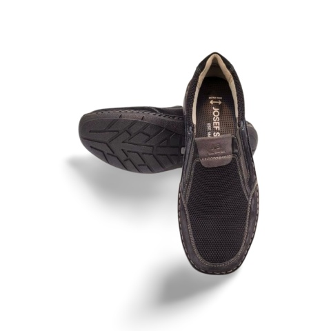 Półbuty Josef Seibel 44978 TE387 105 New Anvers 78 czarne,tekstylne