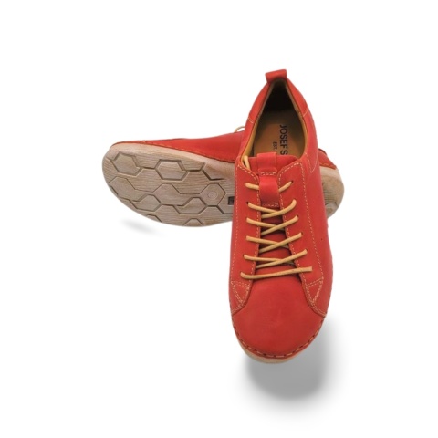 Półbuty Josef Seibel 59656 509 450 Fergey 56 malinowo-czerwony,skóra licowa