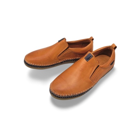 Półbuty MANITU 630744 jasny brąz