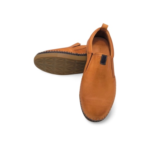 Półbuty MANITU 630744 jasny brąz