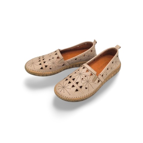 Półbuty MANITU 840073-08 beżowe