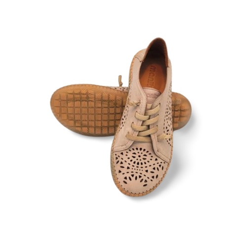 Półbuty MANITU 840133-08 beżowe