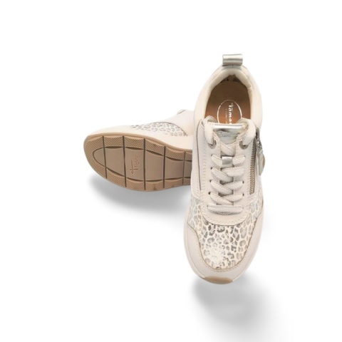 Półbuty,Tamaris Comfort 8-83714-43 białe,skóra licowa/tekstylne