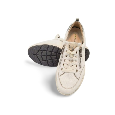 Półbuty Waldlaufer 831001 299 663 M-Tonia białe/srebrne