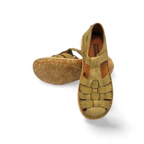 Sandały LORETTA LO6580-185 LORETTA pistacjowy,skóra licowa Sandały LORETTA LO6580-185 LORETTA pistacjowy,skóra licowa