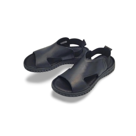 Sandały MANITU 910162-01 czarne