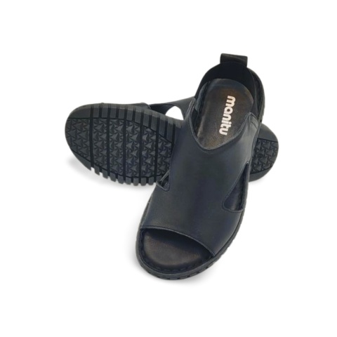 Sandały MANITU 910162-01 czarne