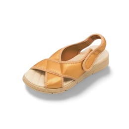 Sandały PICCADILLY 571013-1 złote,tekstylne