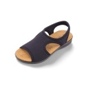 Sandały SANITAL FLEX 25 8024.17 czarne,tekstylne