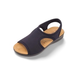 Sandały SANITAL FLEX 25 8024.17 czarne,tekstylne