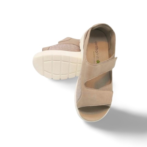Sandały Waldlaufer 870M80 201 070 M-Wiola szaro-beżowe
