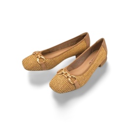 Balerina Caprice 9-22503-42 beżowe, tekstylne