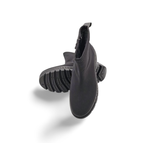 Botki ARA 1214102-01 GORE TEX czarne tekstylne