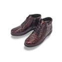 Botki Caprice 9-25152-41 bordo croco