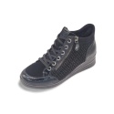 Botki Remonte R0773-05 botki czarne koturna