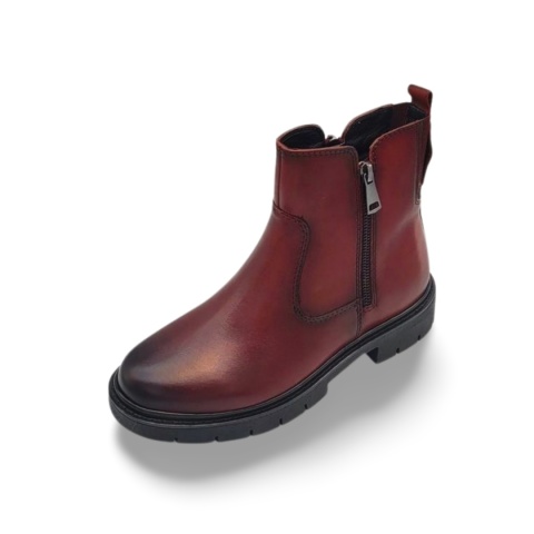 Botki Tamaris 8-85406-45 bordowe