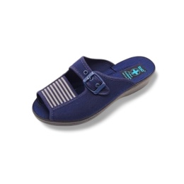 Kapcie Adanex Bio 34 granat,tekstylne