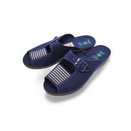 Kapcie Adanex Bio 34 granat,tekstylne