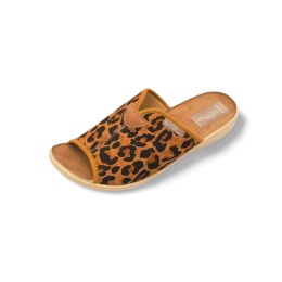Kapcie Adanex Diana 29648 panterka,tekstylne