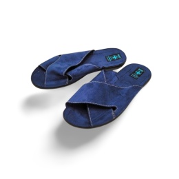 Kapcie Adanex Leo 20308 granat,tekstylne