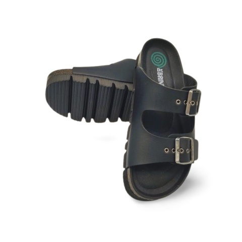 Klapki Dr Brinkmann 700560-01 czarne