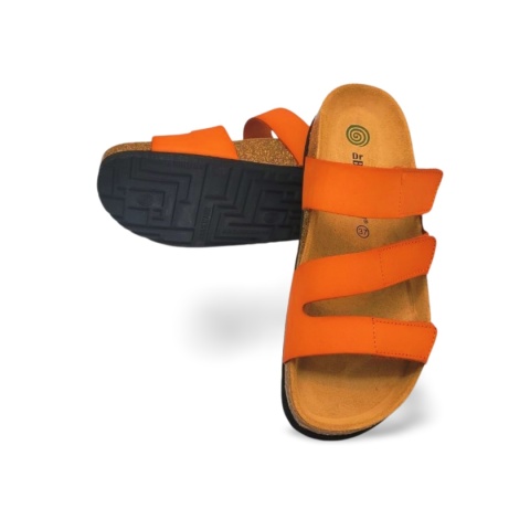 Klapki Dr Brinkmann 700669-62 pomarańczowe