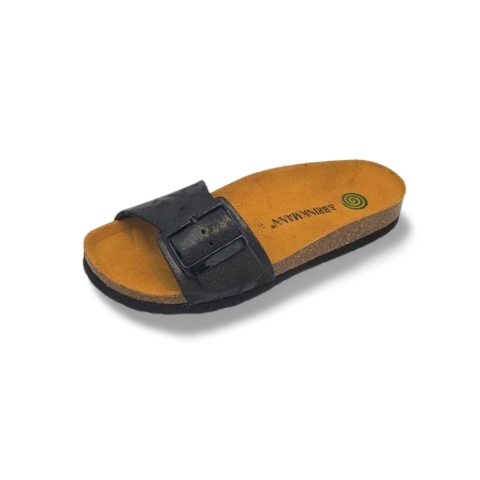 Klapki Dr Brinkmann 700677-01 czarne,skóra naturalna/ekologiczna