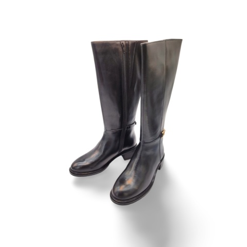 Kozaki ARA 1226102-01 czarne obcas