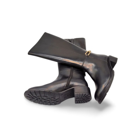 Kozaki ARA 1226102-01 czarne obcas