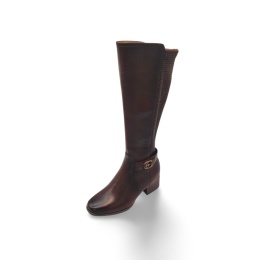 Kozaki Tamaris 8-85507-45 czekoladowy brąz