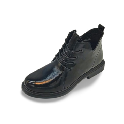 LORETTA VITALE W9942B botki czarne lakierowane