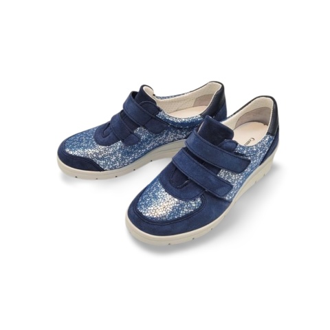 Półbuty COMFORTABEL 940452-05 niebieskie/srebrne