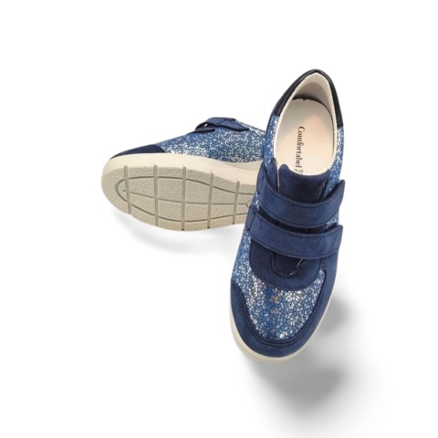 Półbuty COMFORTABEL 940452-05 niebieskie/srebrne