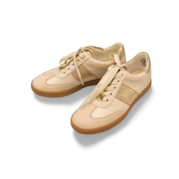 Półbuty Caprice 9-23705-44 beżowo-białe,skóra licowa