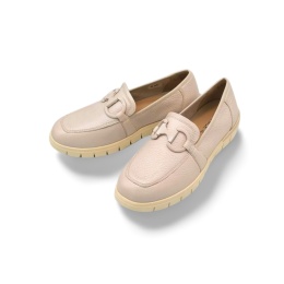 Półbuty Caprice 9-24700-42 perłowe, jelenia skóra