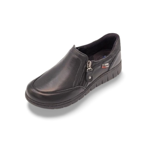 Półbuty ENNA EN5022/01/F1 czarne suwak