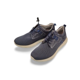 Półbuty Josef Seibel 33612 TE422525 Cameron 12 niebieskie,tekstylne/skóra